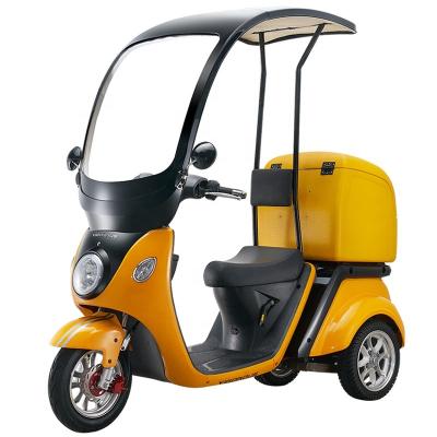 China Electric cargo 3 wheels food delivery scooter, pizza delivery scooter, KFC delivery scooter for sale