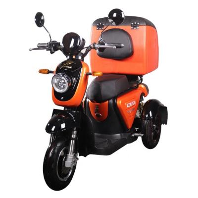 China Cheapest Shipping 3 Wheels Fast Food Pizza Cargo Chinese 60V 1000W Battery Powered E-Scooter for sale