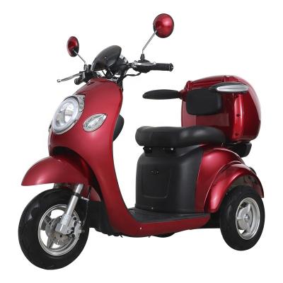 China High Speed ​​City Used 48V Cargo 500W Three Wheels Electric Scooter With Comfortable Big Trunk Seat for sale