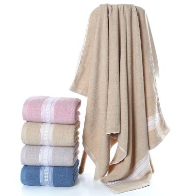 China Manufacturer Luxury Custom Cheap 70x140cm Wholesale Soft Bath Towel Solid Color Quick Dry for sale