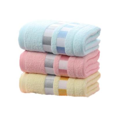 China Sustainable Luxury Highly Absorbent 350g Cotton Bath Towels 70*140cm Hotel Can Customize Company Logo for sale