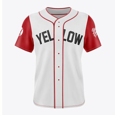 China Breathable Casual Sublimated Design Your Own Baseball Uniform for sale