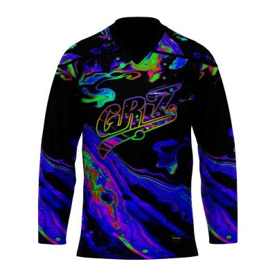 China Shirts & Complete New Style Wholesale Cheap Price Custom Sublimated Ice Hockey Uniform Set for sale