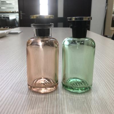 China Newest Personal Care Junfeng 100ml Personal Branded Cylinder Shape Perfume Bottle for sale