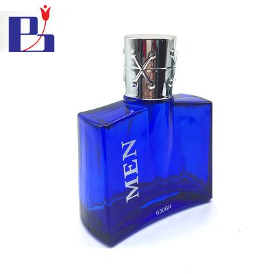 China Personal Care Junfeng 50ml Square Perfume Bottle Glass Spray Low Price Cologne Manufacturers for sale