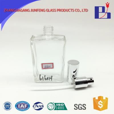 China Personal Care Junfeng 100ml Factory Supply Glass Perfume Bottle Good Quality Design for sale