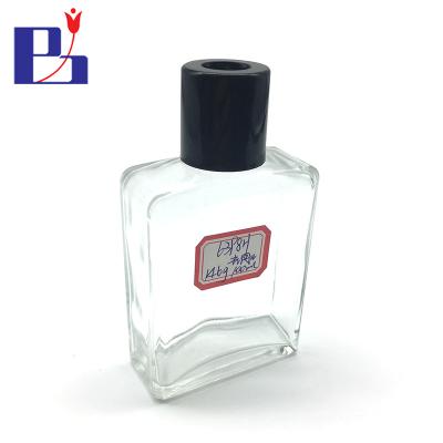 China Personal Care Junfeng 100ml Custom Square Perfume Empty Glass Bottle Decoration for sale