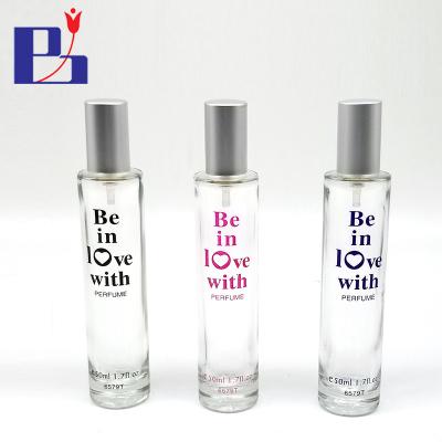 China Junfeng 50ml new design custom import glass perfume bottle from china personal care for sale