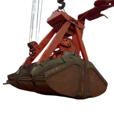 中国 FSG Port 40 Ton Bulk Crago Port Loading 4 Rope Mech Dual Scoop Crane Grab Bucket 販売のため