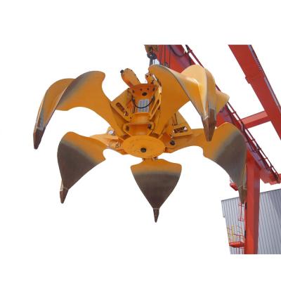 中国 Wholesale MHPG-3 Left Electrohydraulic Orange Peel Bridge Crane Grab Bucket 販売のため