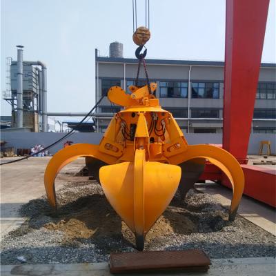 Китай Multi Port Hydraulic Kissed Type Orange Peel Electric Motor Grab продается