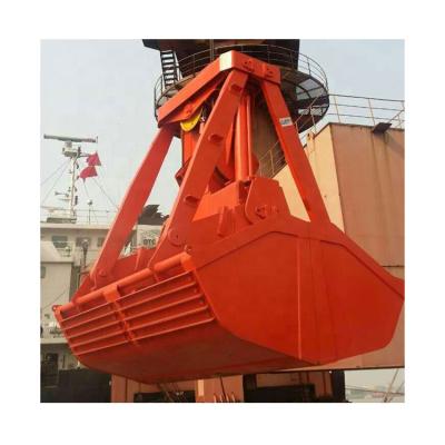 China Bulk Carrier Boat And Vessel RCSG 28 Tons Ship Loding Crane Wireless Remote Control Dual Port Scoop Grab zu verkaufen