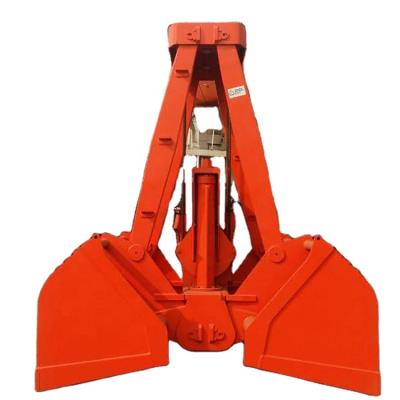 China Marine and Ship Crane Transferring Hydraulic Wireless Remote Control Grab Ash Biological Waste Excavator and Crane Grab Grapple Te koop