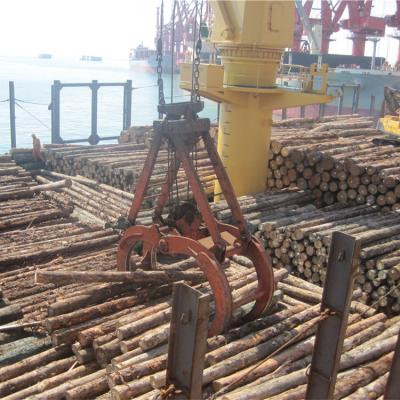 China High Quality Mechanical Rock Logging Equipment Wooden Bucket Left Grapple For Crane for sale