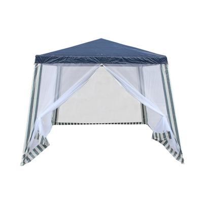 China Modern 3x3M Mosquito Netting Gazebo Easy High Gazebo With Waterproof Polyethylene Fabric for sale