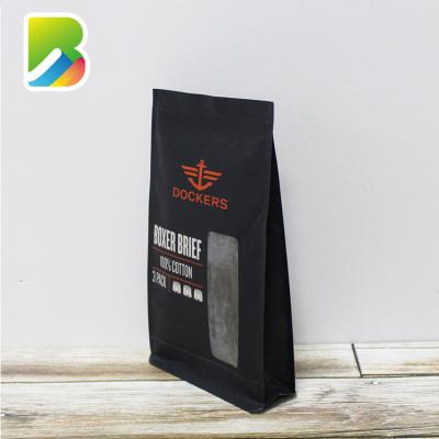 China Customized Moisture Proof Moisture Proof Clothing Packaging Plastic Bag With Zipper Lock Clothing Food Bag Printed Logo for sale