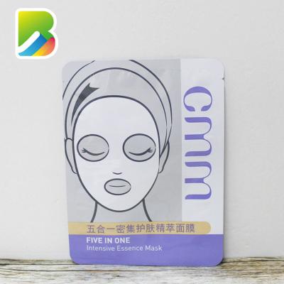 China Custom Printed Foil Biodegradable Plastic Foil Heat Seal Opp Gusset Side Foil Moisture Proof Facial Foil Packaging Bags for sale