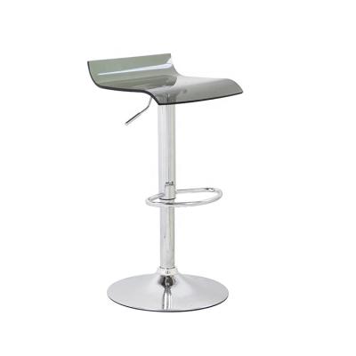 China Eco - Friendly Height Adjustable Swivel Chair Acrylic Bar Stools for sale