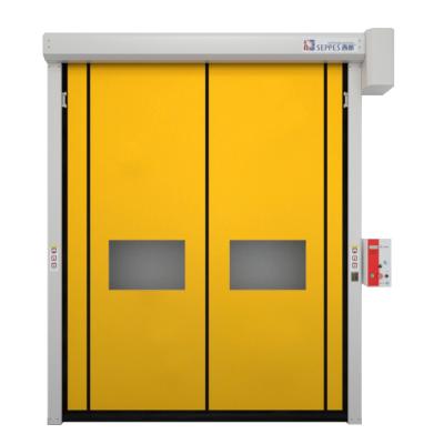 China Modern High Speed ​​Cold Rolling PVC Auto-Recovery High Speed ​​Singapore Zipper Door for sale