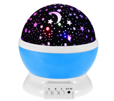 China Modern Room Decoration Night Sky Baby LED Star Night Rotating Light Projector for sale