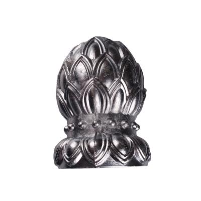 China Modern Fit 80 100 120 Ornamental Aluminum Post Cap Cast Post Cap for sale