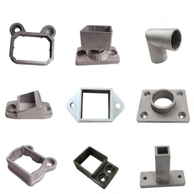 China Customized Aluminum Accessories Easily Assembled Fence Post Bracket Stair Railing Handrail and Fence Bracket for sale