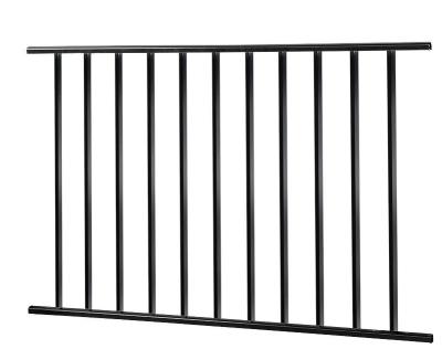 China Easily Assembled Aluminum Barrier Decorative Fence Panel Aluminum Fence Deck Fencing Aluminum Railing for sale