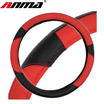 China Business PU material car steering wheel cover 38*8.2cm for sale