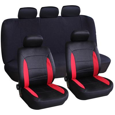 China Customized Washable And Breathable Luxury Leather Universal Car 5d Full Auto Seat Covers for sale