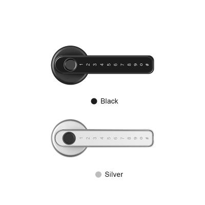 China Smart Door Locks Cerradura Digital Inteligente Smart Door Lock App Locks Keyless Zinc Alloy Fingerprint Smart Password for sale