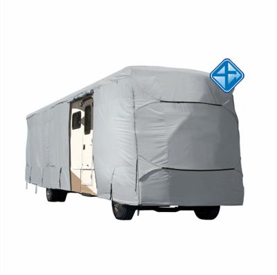 China Customized Luxury Waterproof Truck Camper Cover Caravan RV Motorhome Cover for sale