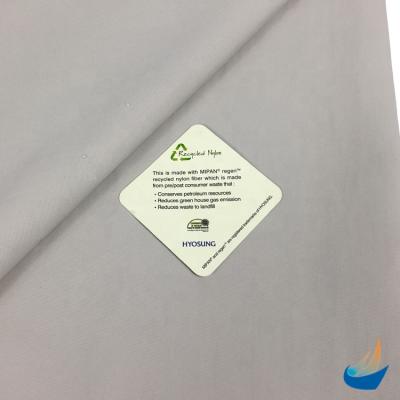 China Competitive price waterproof with high quality recycled 320D Taslon environmental protection nylon fabric for sale