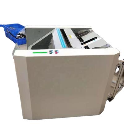 China Full Automatic Paper Booklet Binding Booklet Machine Small Staple And Fold Small Electric Booklet Printing Maker for sale