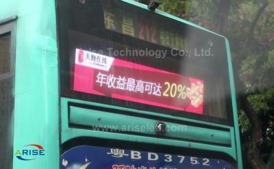 China ARISELED GPRS / 3G Full Color Taxi LED Display , Wireless Bus LED Display Boards P5/P6/P7. for sale