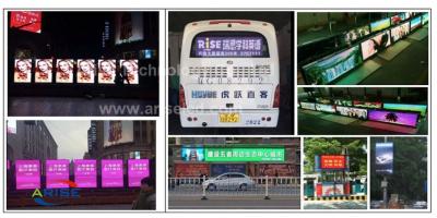 China P5/P6/P7.62 Electronic Waterproof Advertising Moving LED Sign Full Color SMD3528 for sale