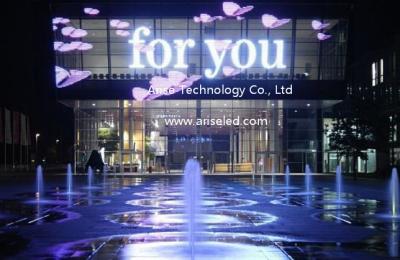 China Strip LED Display Glass wall P8 P10 P16 P20 P25 P31.25 for sale