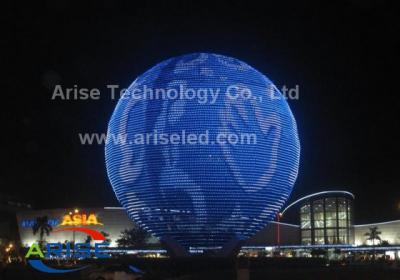 China Energy saving IP43 Video Led Screen Ball P6 with Full Color LED spher LED ball Led Screen for sale