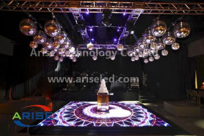 China P10.417 LED Floor Tiles Durable LED Flooring Tiles LED Video Display for Club and Dance Fl for sale