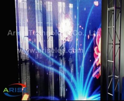 China P7.62 Indoor Rental Mesh LED Screen,High Resolution Stage Led Screens P7.62 , 1R1G1B Indoo for sale