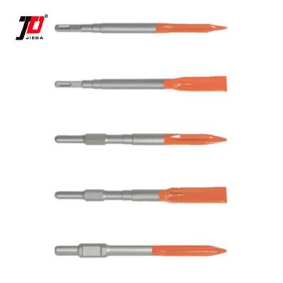 China Heat Treatment Type Masonry Drilling New Color Painted Steel 40Cr Hexagonal Self Sharpening Concrete Point Chisel Gouge Carving Electric Chisel for sale