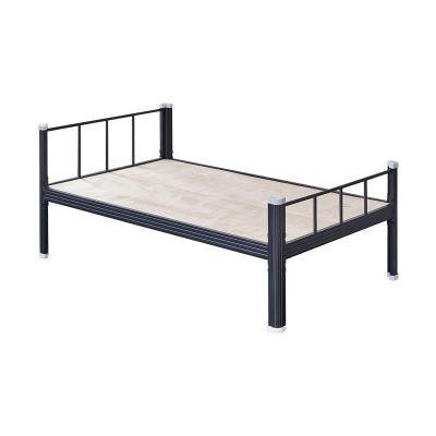 China Modern Simple Bed Design Full Size Iron Metal Frame Bed Beds Frame for sale