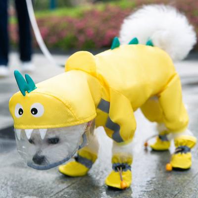 China Factory Direct Hot Selling Viable Pets Waterproof Puppy Raincoat Inclusive Pets Coat Raincoat for sale