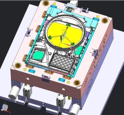 China Hot selling High quality Hot runner plastic injection mold for washing machine cover mould for sale