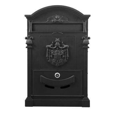 China Wholesale Wall Mounted Wall Mount Security Cast Aluminum Antique Home Decorative Mailbox for sale