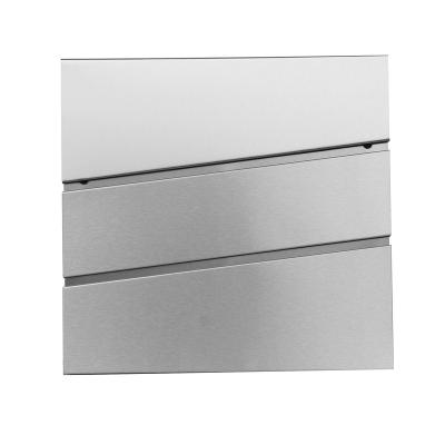 China Wall Mounted Silver White Mailboxs For Office Mailbox Outdoor Mailbox Stainless Steel for sale