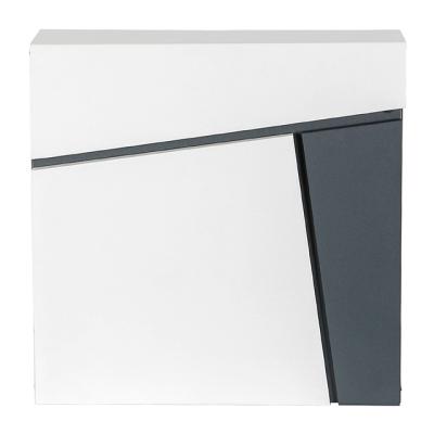 China Simple Stylish Wall Mounted Stainless Steel Mail Box for sale