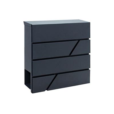 China Wall Mounted Metal Mailbox Wall Mounted With Lock for sale