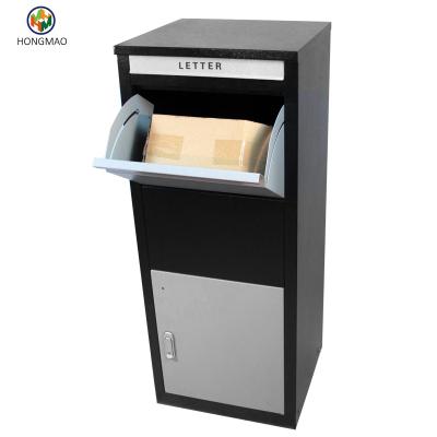 China Big capacity ; Outdoor Fashion Large Metal Newspaper Parcel Rack Delivery Box Metal Mailbox for sale