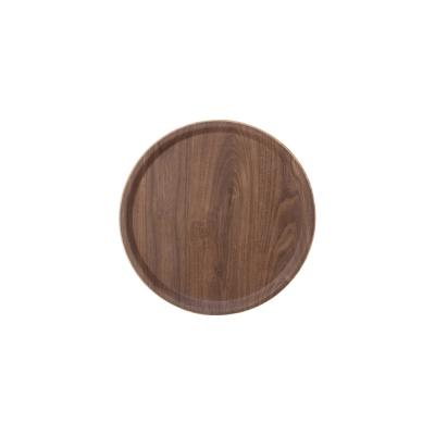 China Diameter 60cm Environmental Wooden Round Tray Hotel Wedding Server Serving Tray for sale