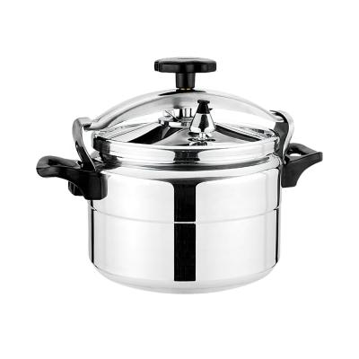 China Durable 3L Aluminum Alloy Pressure Cooker Explosion Proof Mirror Polished Surface And Matte Polished Inside For Home Kitchen for sale